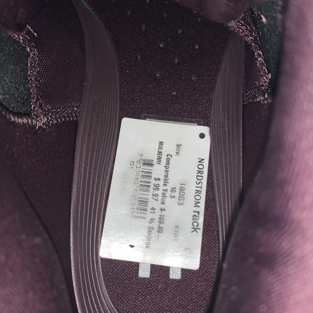 On Cloud Hi Women's Mulberry Edge Shoes SZ 10.5 Hiking - Picture 6 of 7